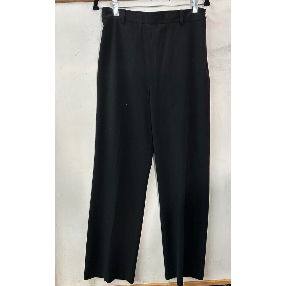 Grace Elements Women Pants 10 Black Casual Dress Solid Stretch Straight Leg